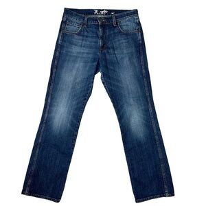 Wrangler Cowboy Western Denim Blue Jeans Mens